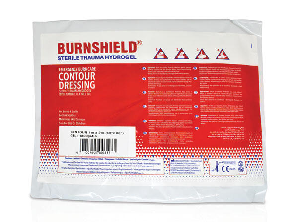Burnshield Sterile Trauma Hydrogel Contour Burn Dressing 1M x 2M