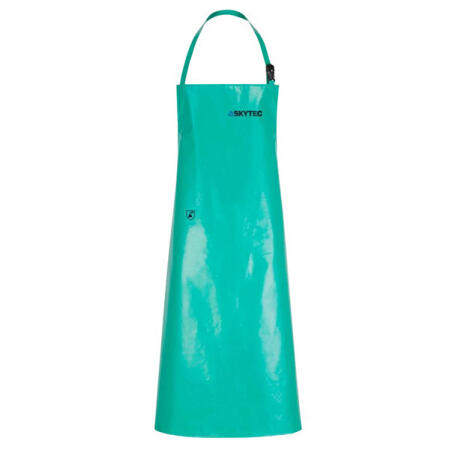 Skytec Chemmaster Chemical Splash Pvc Apron 48"X36" Green