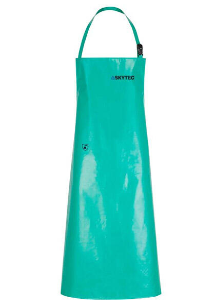 Skytec Chemmaster Chemical Splash Pvc Apron 48"X36" Green