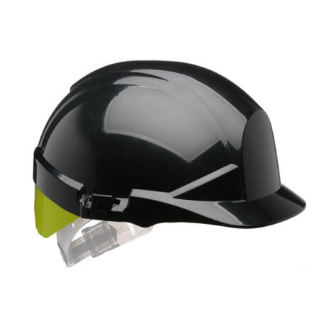 Centurion Reflex Safety Slip Ratchet Helmet With Hi-Vis Yellow Rear  Black