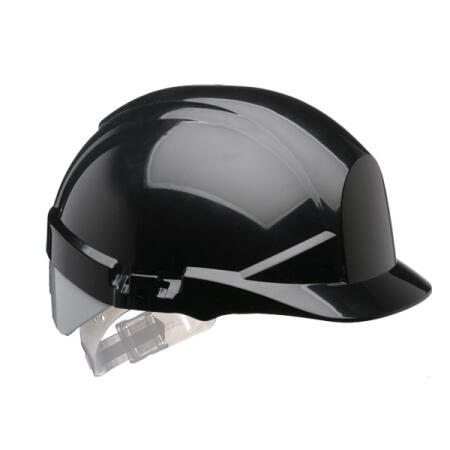 Centurion Reflex Safety Slip Ratchet Helmet With Silver Rear  Black