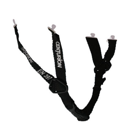 Centurion En 397 Linesman Safety Helmet 4 Point Harness Black