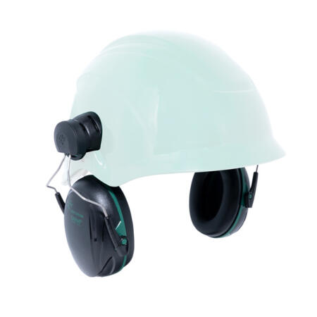 Centurion Sana Safety Helmet Mounted Ear Defenders Snr 25 Black