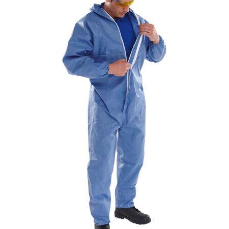 Beeswift Disposable Coverall Type 5/6 Navy Blue