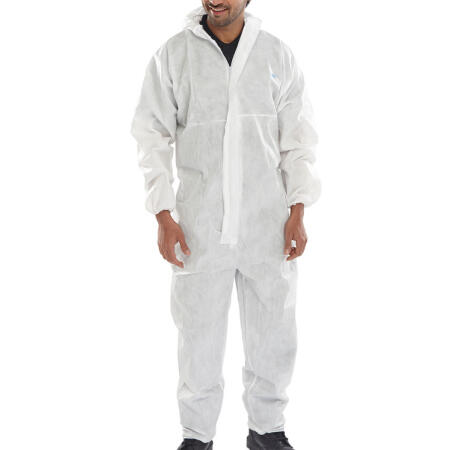 Beeswift Disposable Coverall Microporous Type 5/6 White