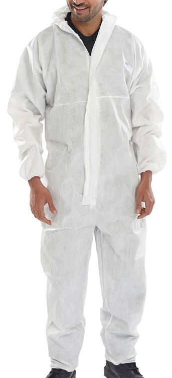 Beeswift Disposable Coverall Microporous Type 5/6 White