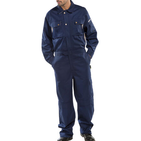 Beeswift Premium Boilersuit Navy Blue