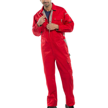 Beeswift Premium Boilersuit Red