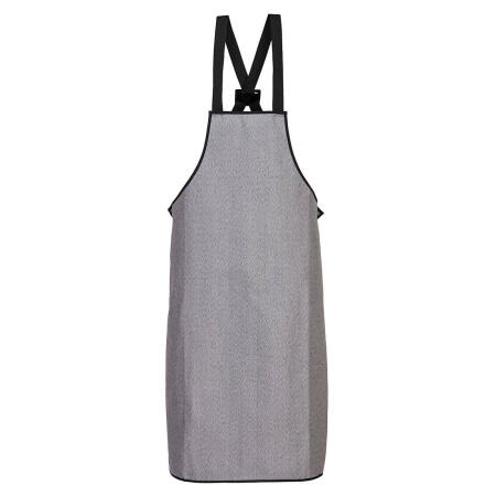 CR01 Cut Resistant Bib Apron Grey