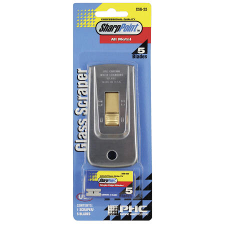 Phc Heavy Duty Glass Scraper Chrome