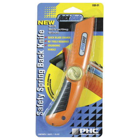 Phc Spring Back Safety Knife Orange