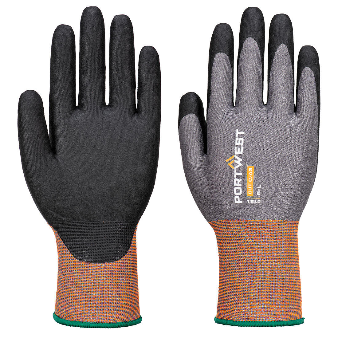 CT21 CT Cut C21 Nitrile Glove Grey/Black