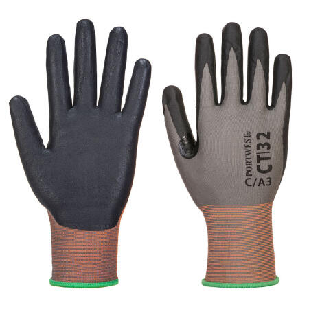 CT32 CT Cut C18 Nitrile Glove Grey/Black
