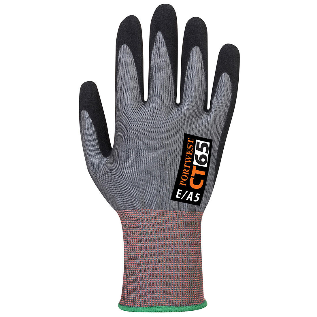 CT65 CT Cut E15 Nitrile Glove Grey/Black - Image 2