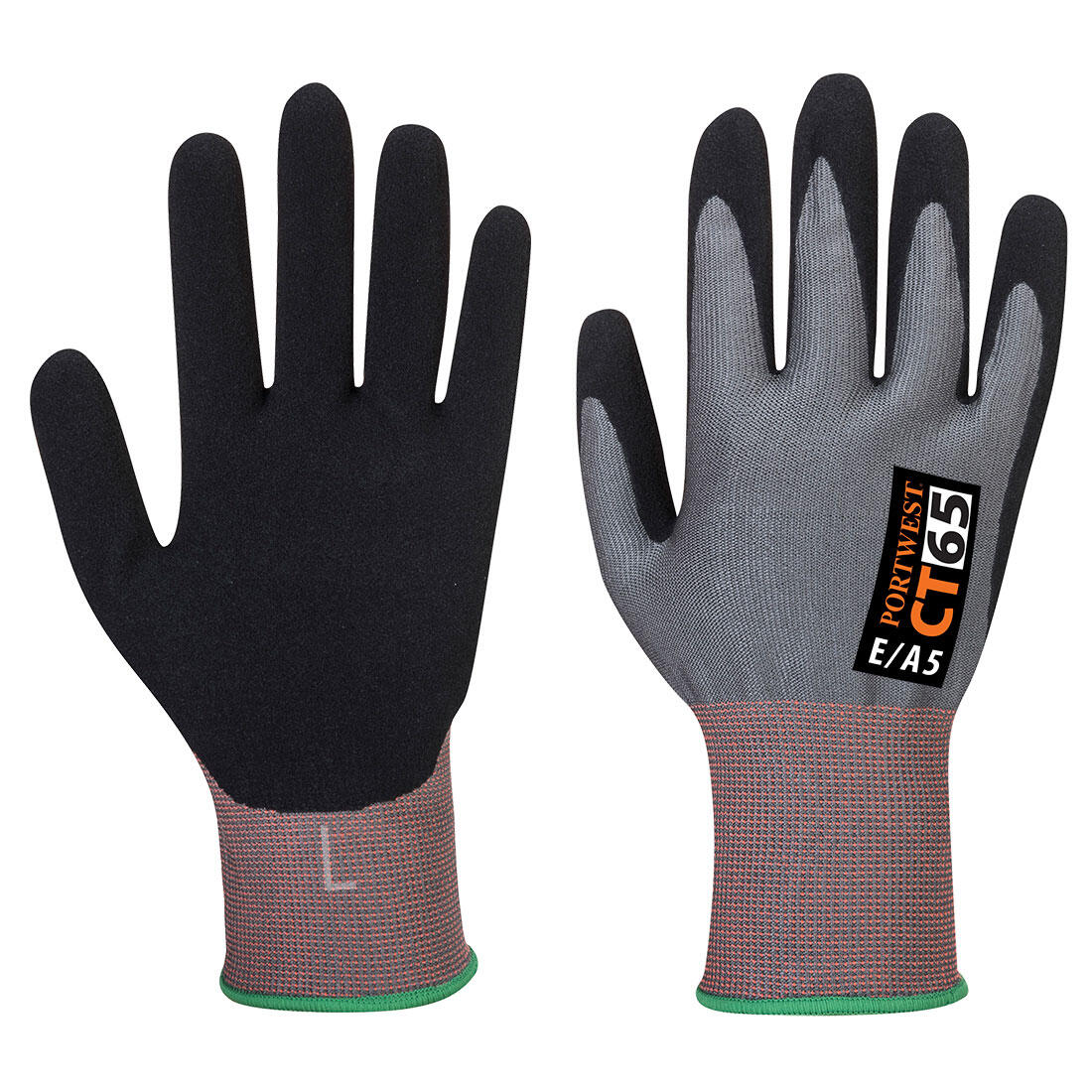 CT65 CT Cut E15 Nitrile Glove Grey/Black