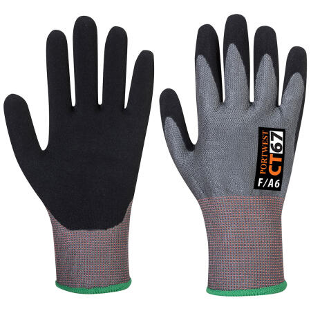 CT67 CT Cut F13 Nitrile Glove Grey/Black