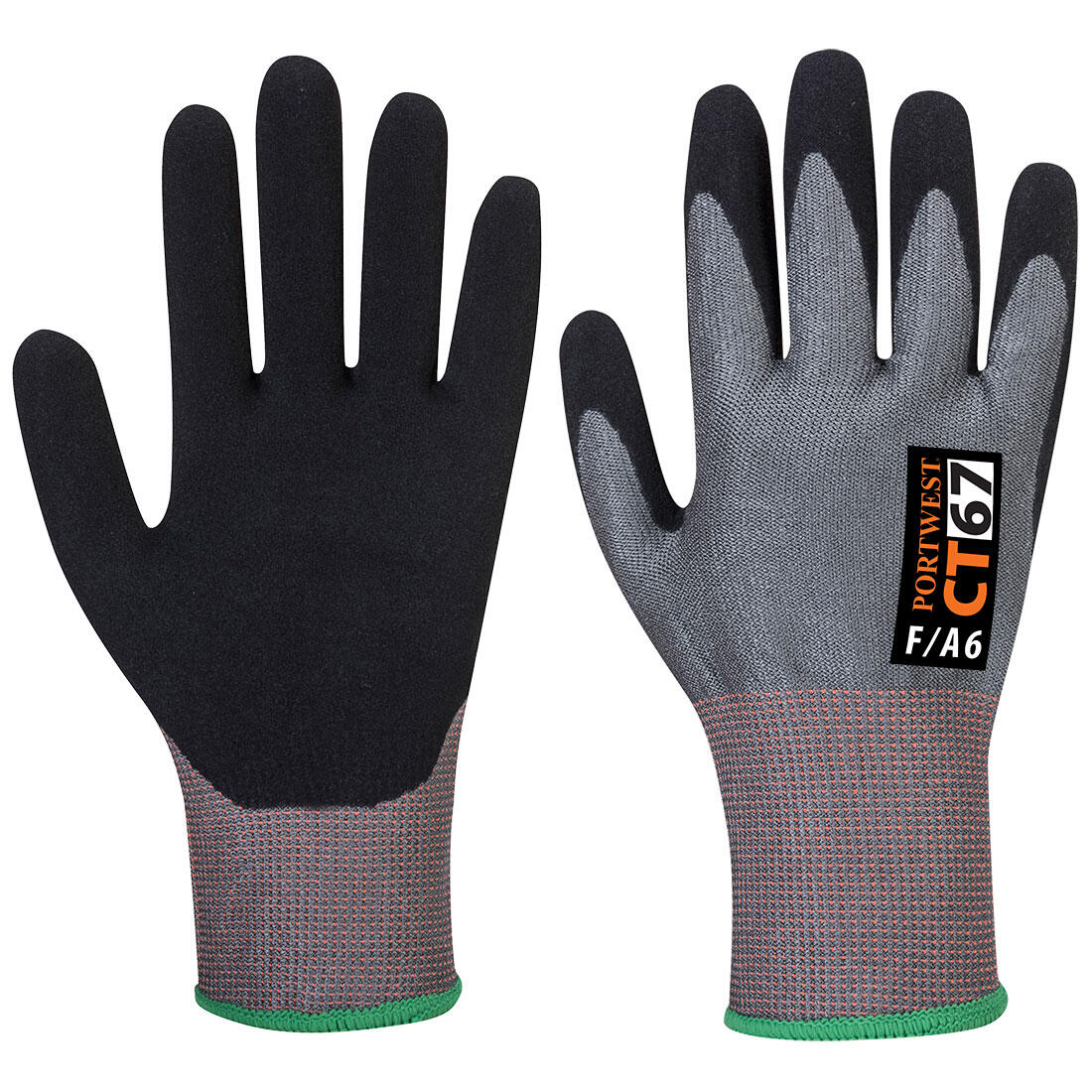 CT67 CT Cut F13 Nitrile Glove Grey/Black