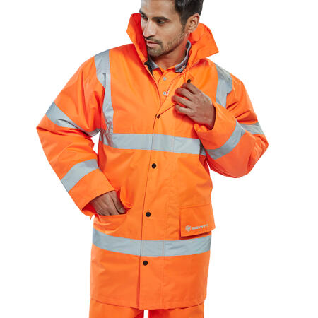 Beeswift Constructor Hi-Vis Jacket Orange