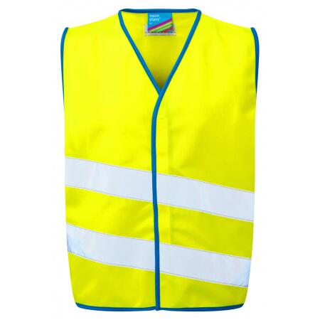 LEO Workwear NEONSTARS EN 1150 Children's Waistcoat HV YELLOW