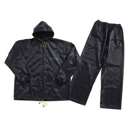 Jcb Workwear Two-Piece Rainsuit Black
