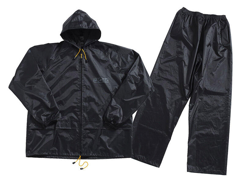 Jcb Workwear Two-Piece Rainsuit Black