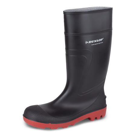Dunlop Warwick Full Safety Wellington Black