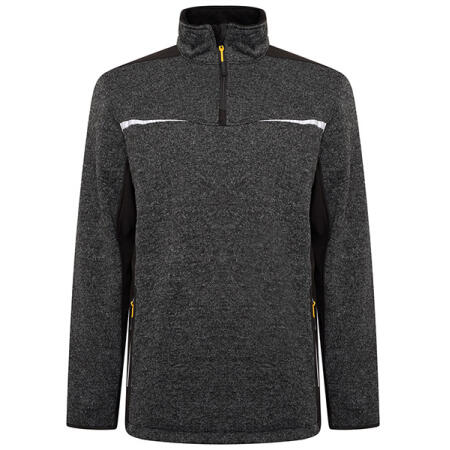 Jcb Workwear Trade Elmhurst Ii Quarter Zip Fleece Grey