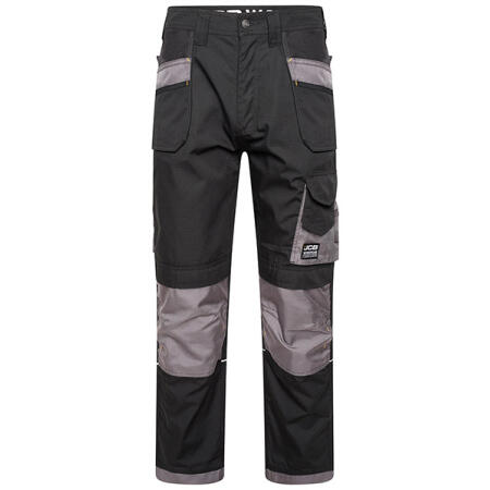Jcb Workwear Trade Plus Rip Stop Trousers Black/Grey