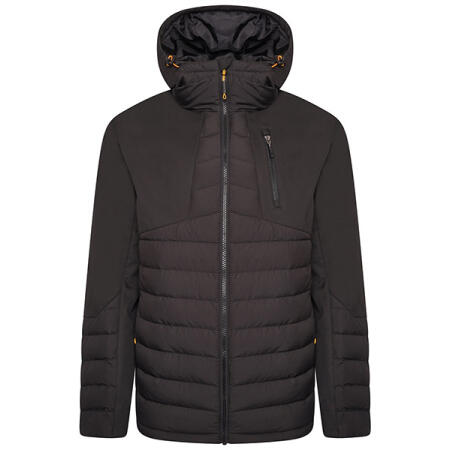 Jcb Workwear Trade Hybrid Padded Jacket Black