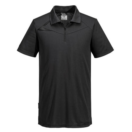 DX410 DX4 Polo Shirt S/S All Black