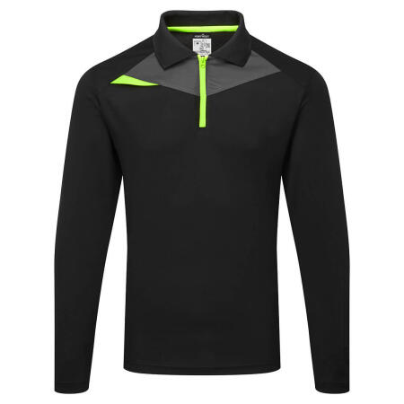 DX414 DX4 Polo Shirt L/S Black
