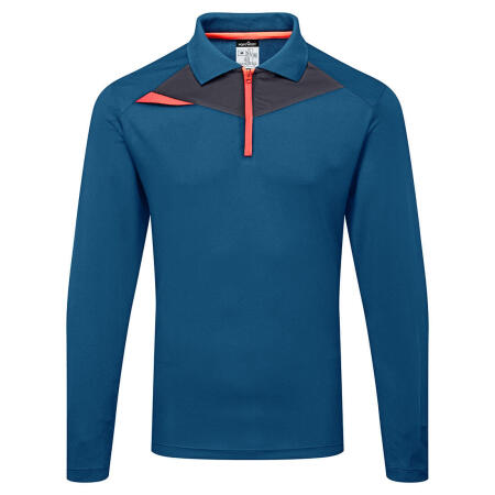 Portwest DX414 DX4 Polo Shirt L/S Metro Blue
