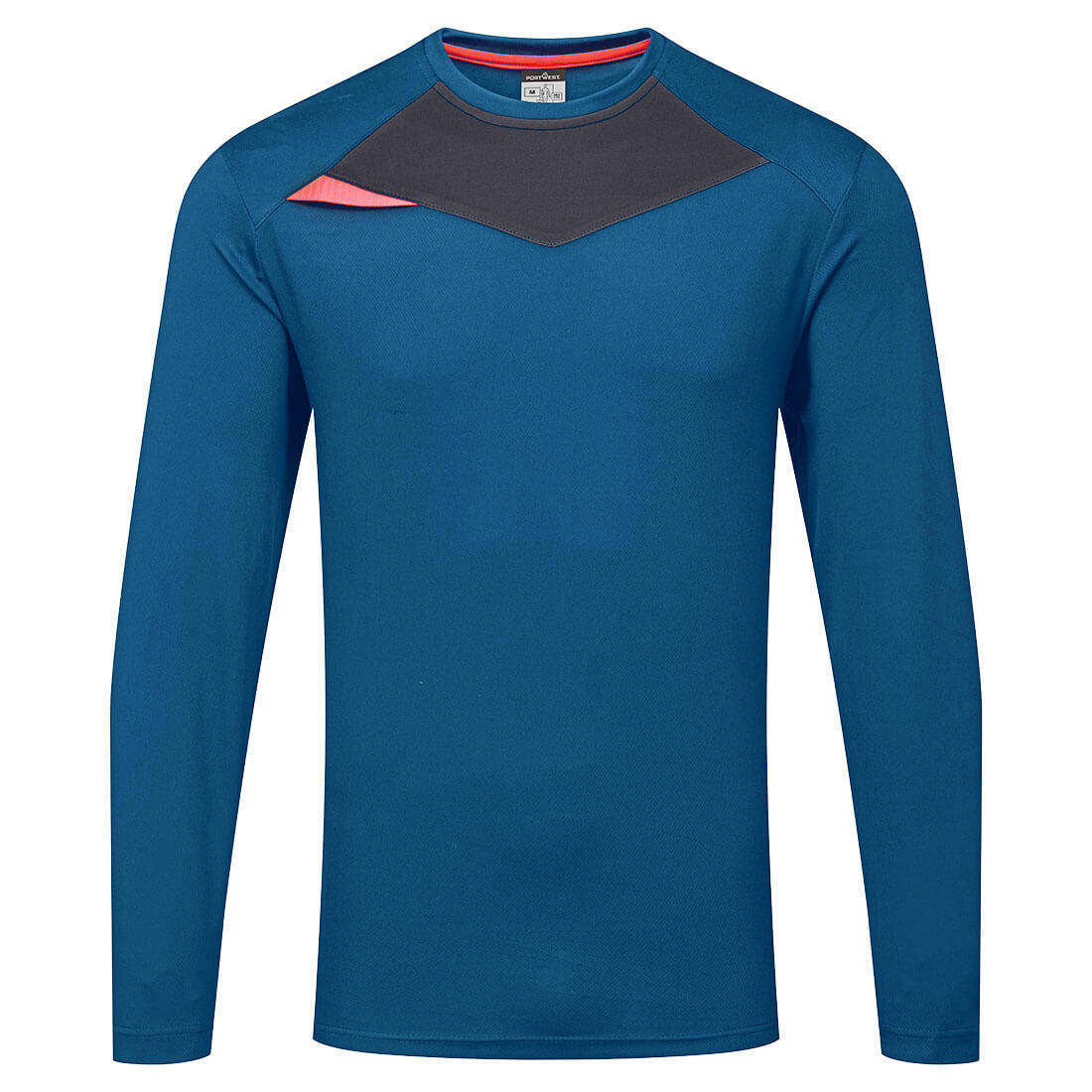 Portwest DX415 DX4 T-Shirt L/S Metro Blue