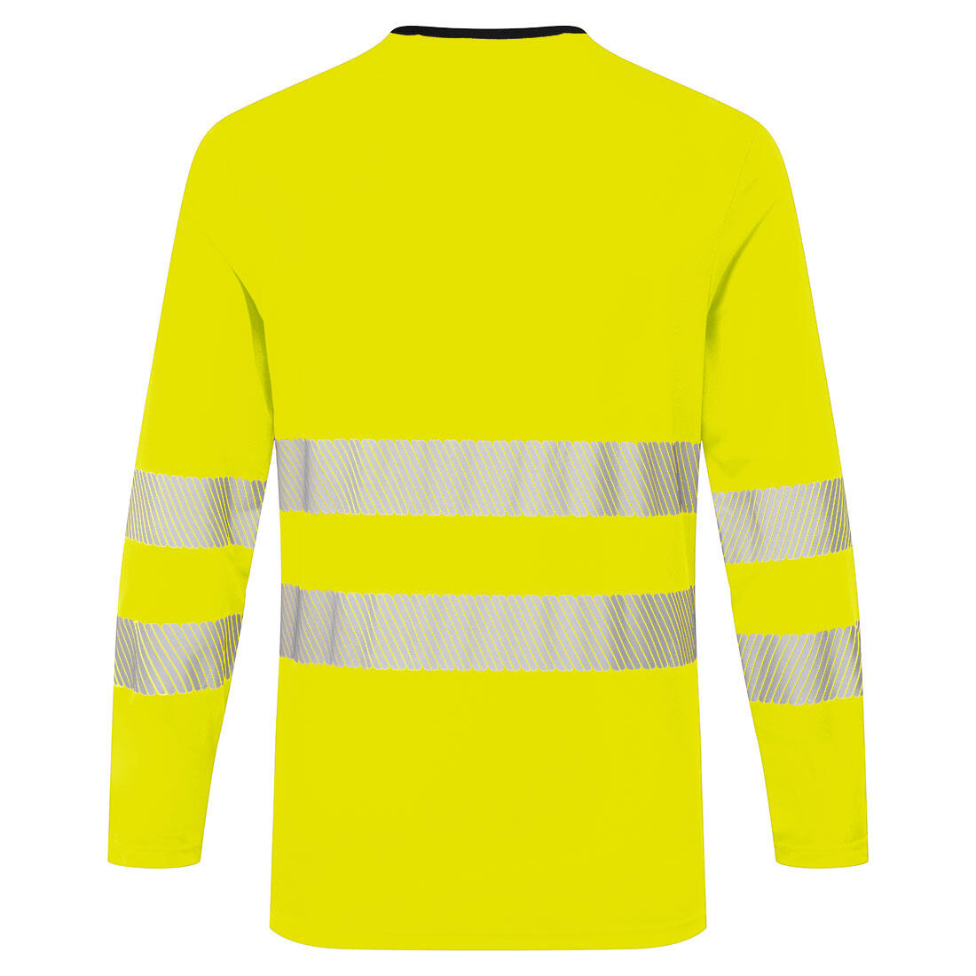 DX416 DX4 Hi-Vis T-Shirt L/S Yellow/Black - Image 2