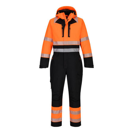 DX438 DX4 Hi-Vis Winter Coverall Orange/Black