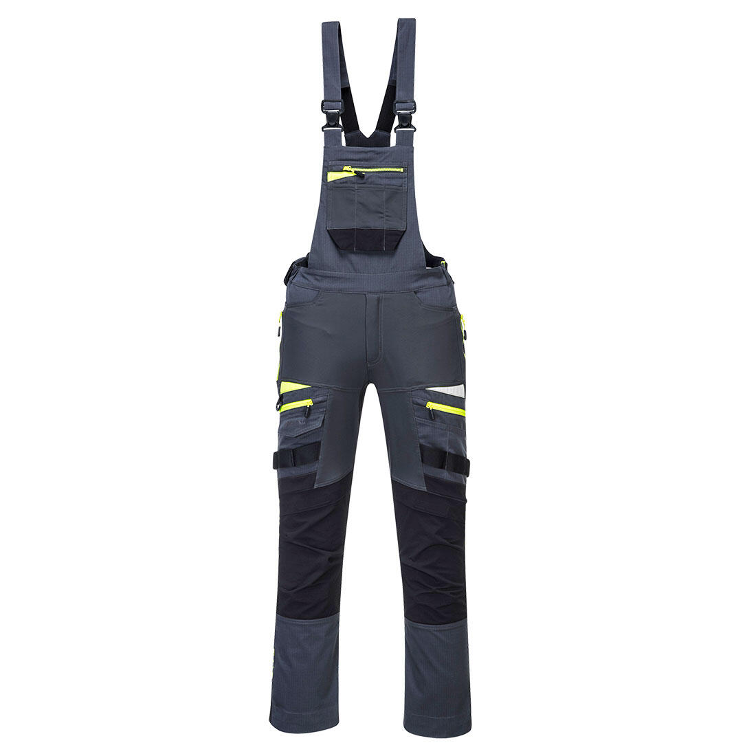 DX441 DX4 Work Bib and Brace Metal Grey