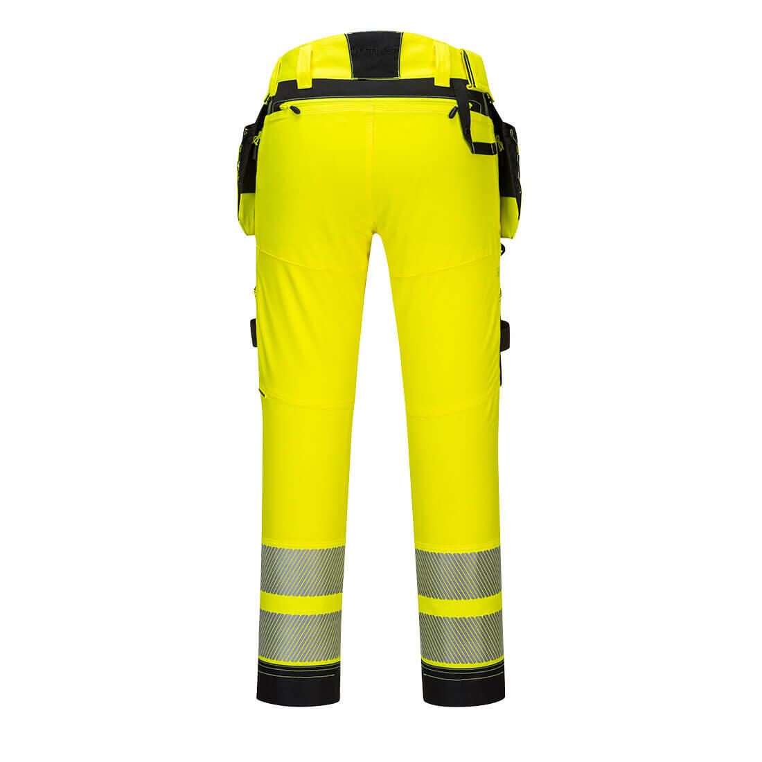 DX442 DX4 Hi-Vis Detachable Holster Pocket Trousers Yellow/Black - Image 2