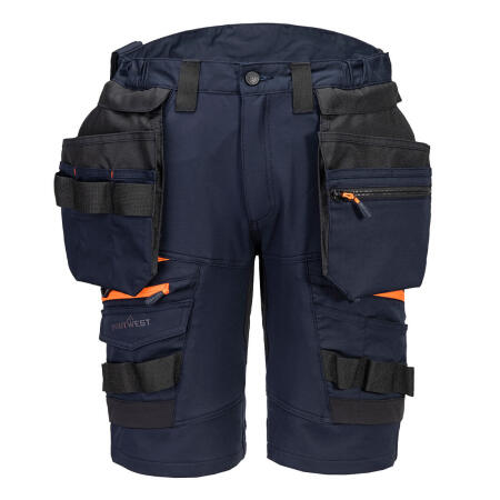 Portwest DX444 DX4 Detachable Holster Pocket Shorts Dark Navy