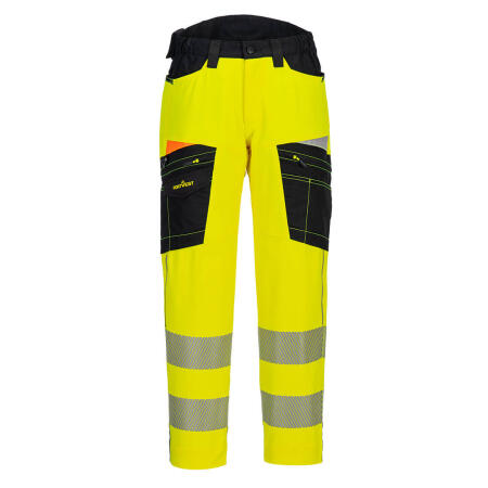 DX453 DX4 Hi-Vis Service Trousers Yellow/Black