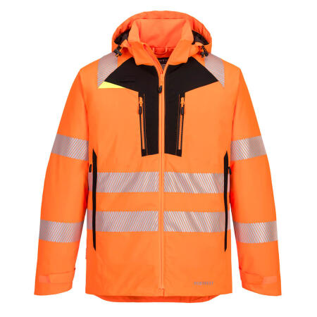 DX461 DX4 Hi-Vis Winter Jacket Orange/Black