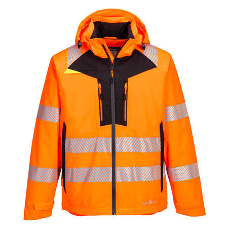 DX462 DX4 Hi-Vis Rain Jacket  Orange