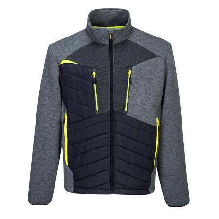 DX471 DX4 Hybrid Baffle Jacket Metal Grey