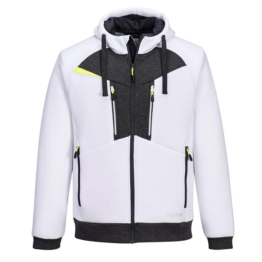 DX472 DX4 Zipped Hoodie White