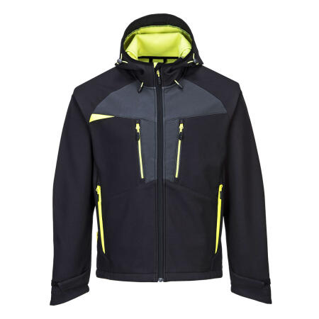 DX474 DX4 Hooded Softshell (3L) Black