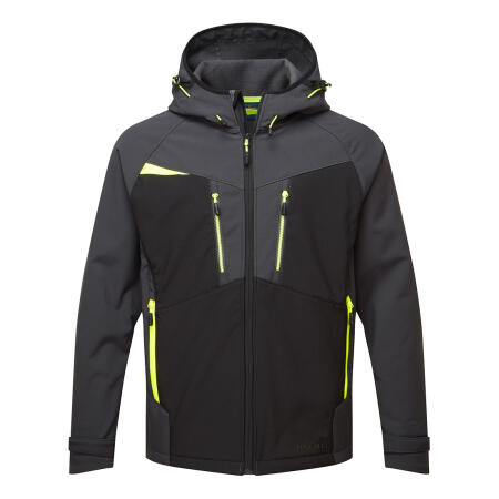 DX474 DX4 Hooded Softshell (3L) Metal Grey