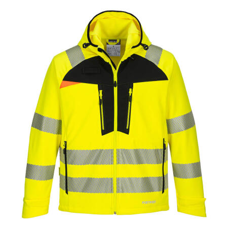 DX475 DX4 Hi-Vis Softshell (3L) Yellow/Black