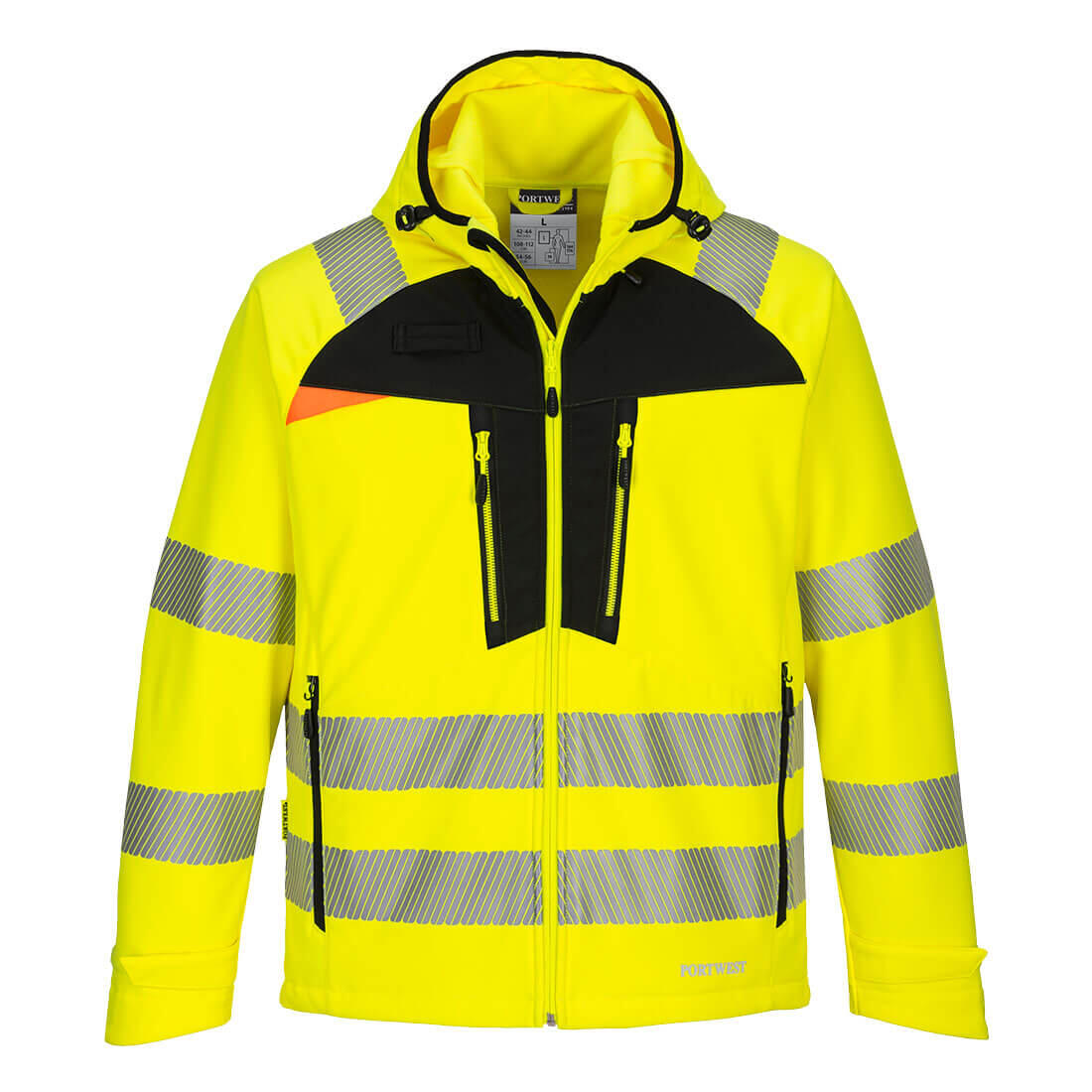 DX475 DX4 Hi-Vis Softshell (3L) Yellow/Black