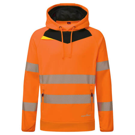 DX483 DX4 Hi-Vis Overhead Hoodie Orange/Black