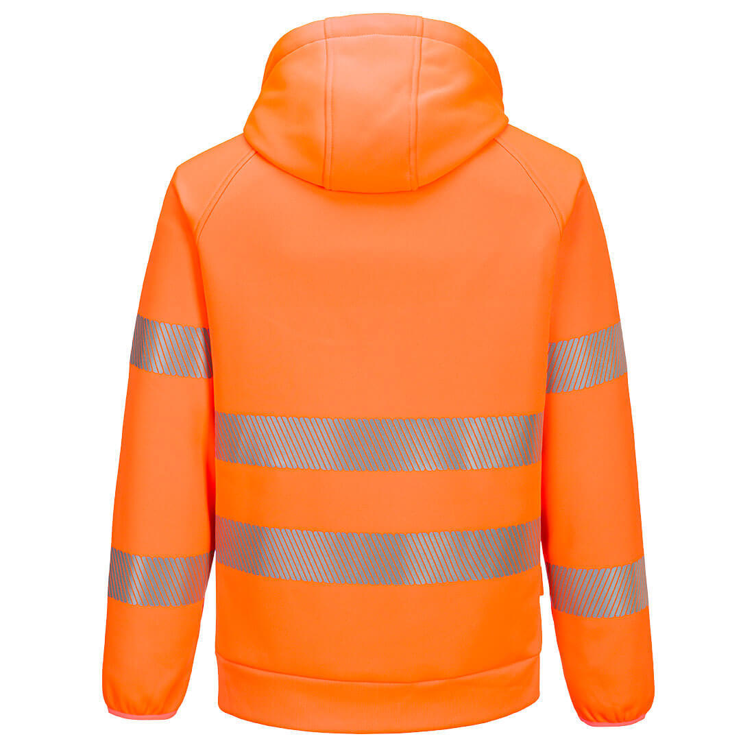 DX483 DX4 Hi-Vis Overhead Hoodie Orange/Black - Image 2