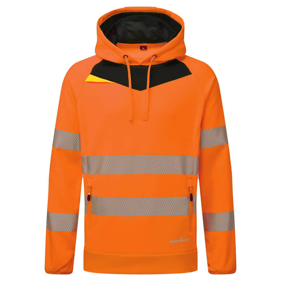 DX483 DX4 Hi-Vis Overhead Hoodie Orange/Black